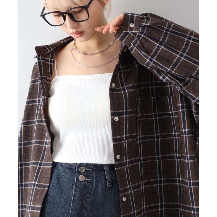 チェックビッグシャツ | SpRay | 詳細画像19 