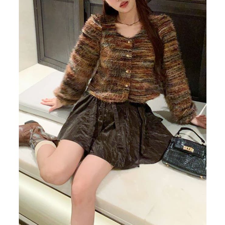 フェザーボーダーカーディガン | SpRay | 詳細画像13 