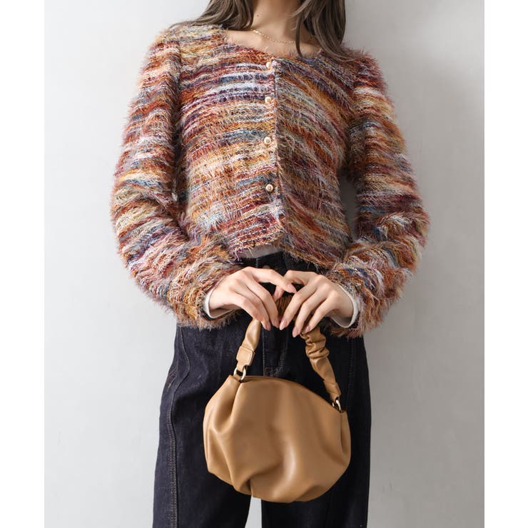 フェザーボーダーカーディガン | SpRay | 詳細画像43 