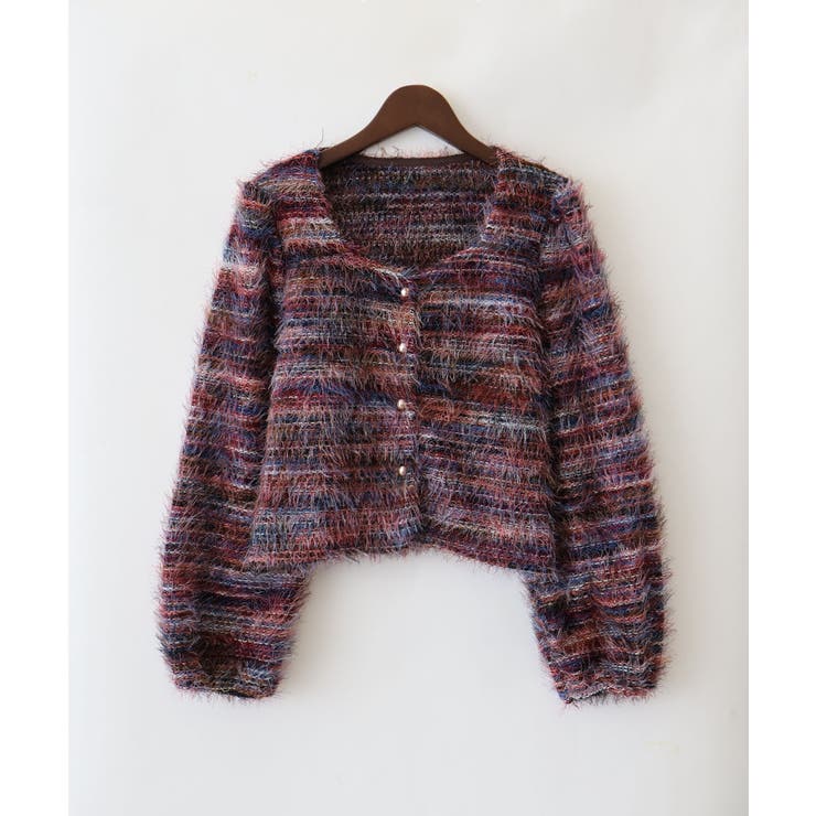 フェザーボーダーカーディガン | SpRay | 詳細画像52 