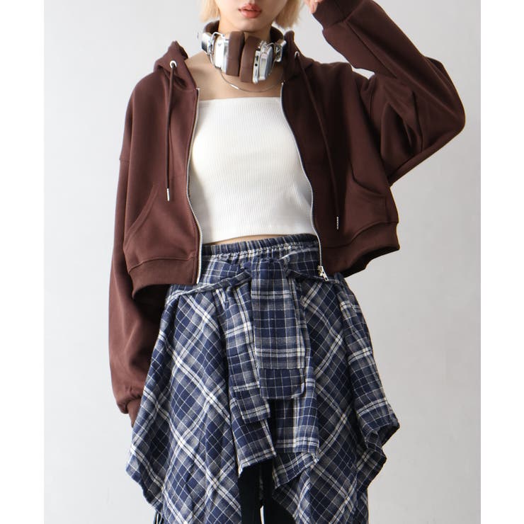 ショートジップパーカー | SpRay | 詳細画像20 