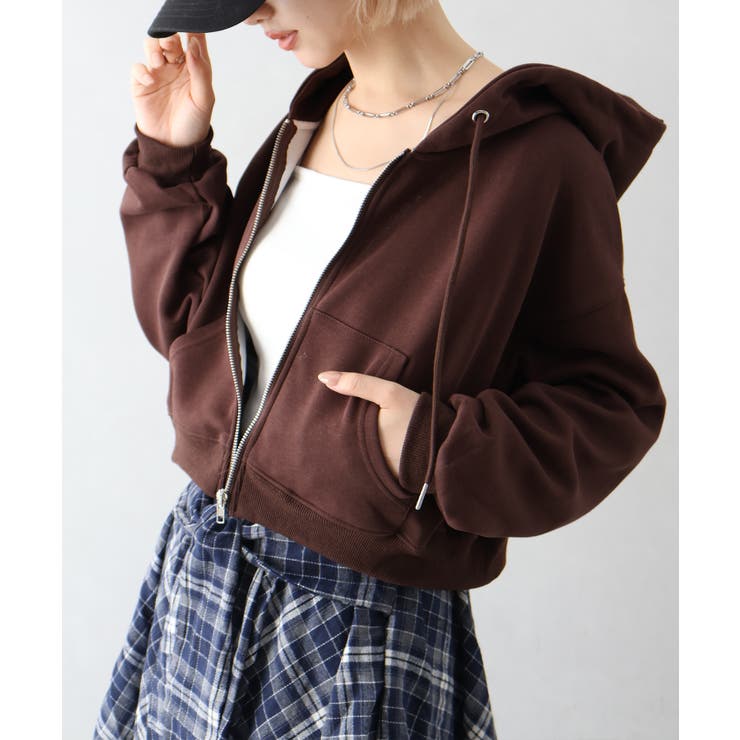 ショートジップパーカー | SpRay | 詳細画像22 