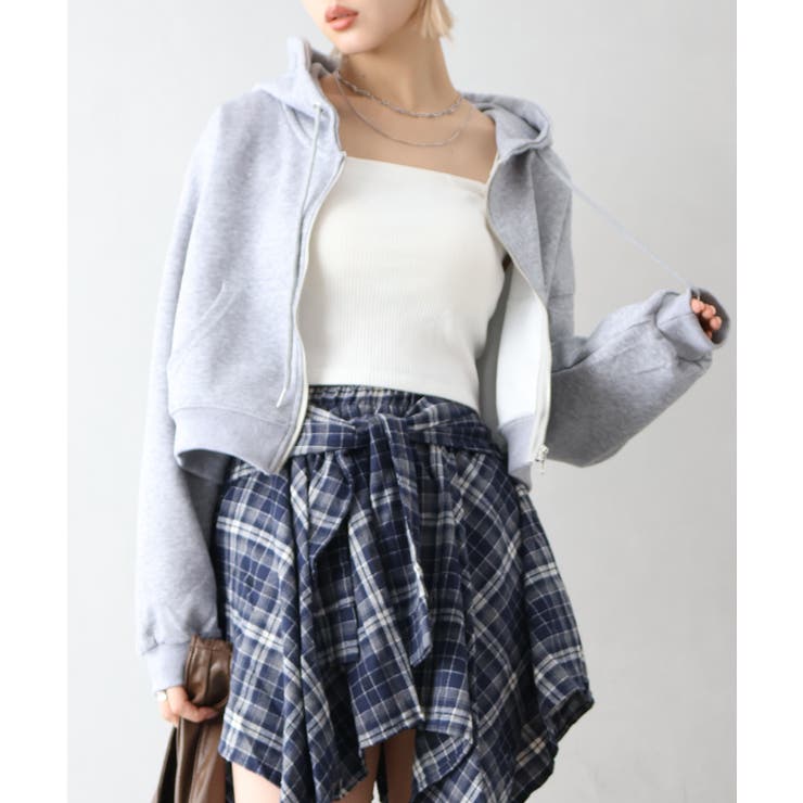 ショートジップパーカー | SpRay | 詳細画像2 