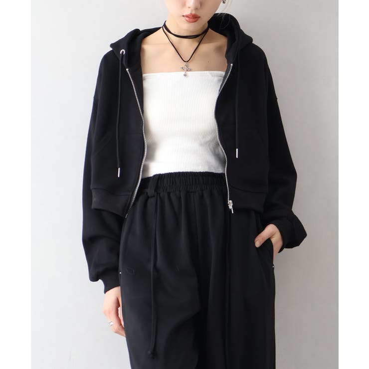 ショートジップパーカー | SpRay | 詳細画像28 