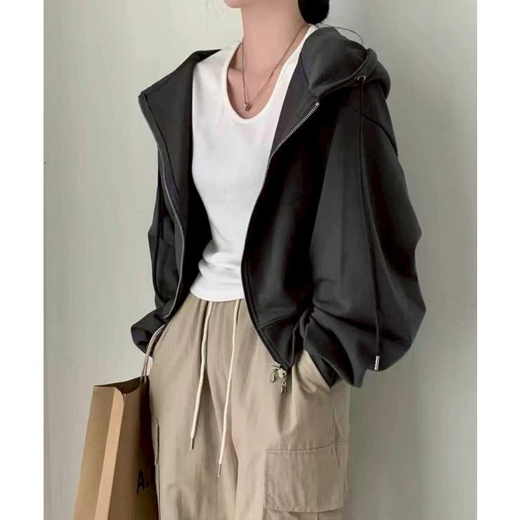 ショートジップパーカー | SpRay | 詳細画像34 