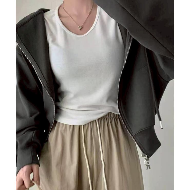 ショートジップパーカー | SpRay | 詳細画像35 