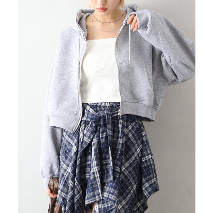 ショートジップパーカー | SpRay | 詳細画像3 