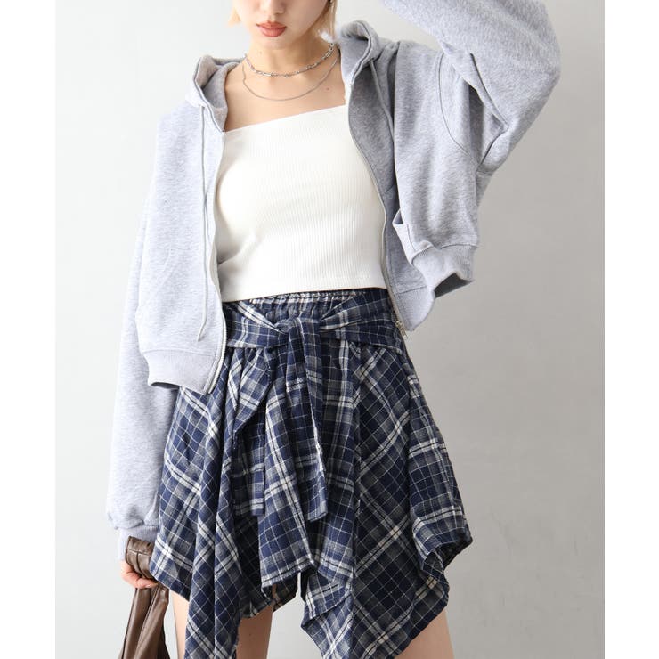 ショートジップパーカー | SpRay | 詳細画像5 