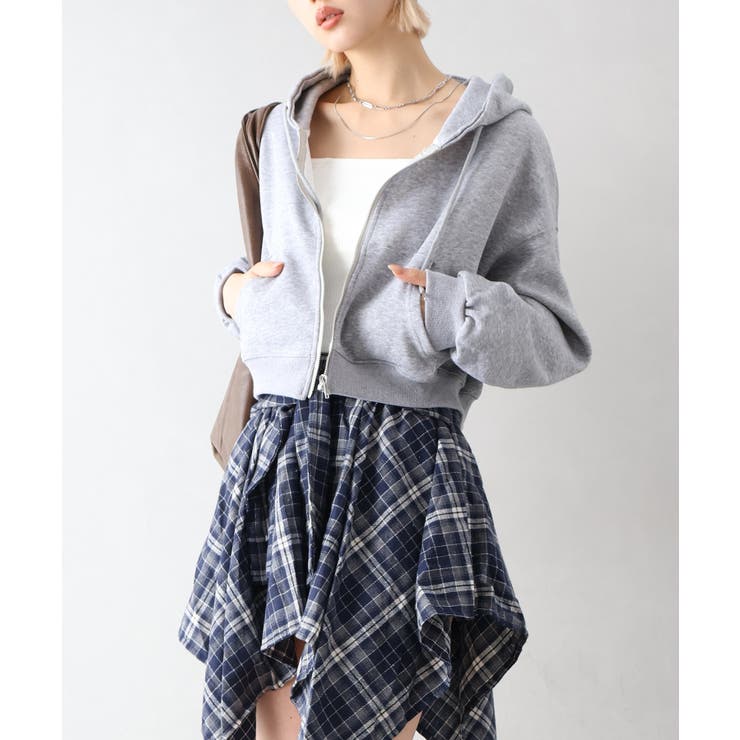 ショートジップパーカー | SpRay | 詳細画像7 