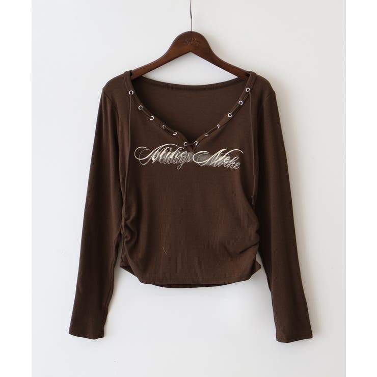 ブラウン | ロゴスピンドルロンT | SpRay