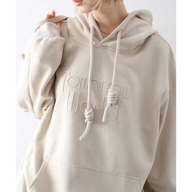 ロゴ刺しゅうビッグパーカー | SpRay | 詳細画像12 