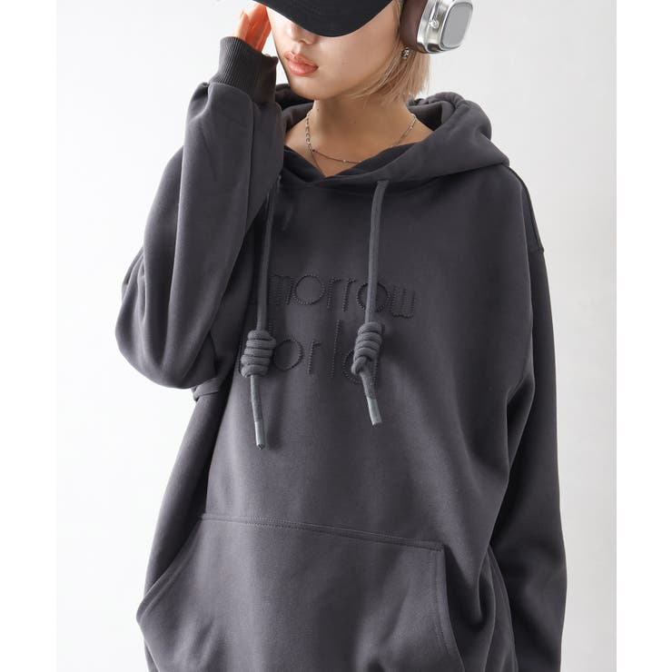 ロゴ刺しゅうビッグパーカー | SpRay | 詳細画像19 