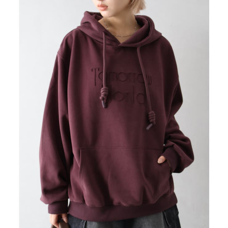 ロゴ刺しゅうビッグパーカー | SpRay | 詳細画像2 