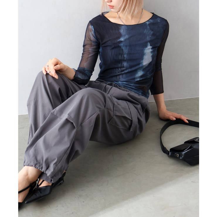 シアー総柄ロンT | SpRay | 詳細画像21 