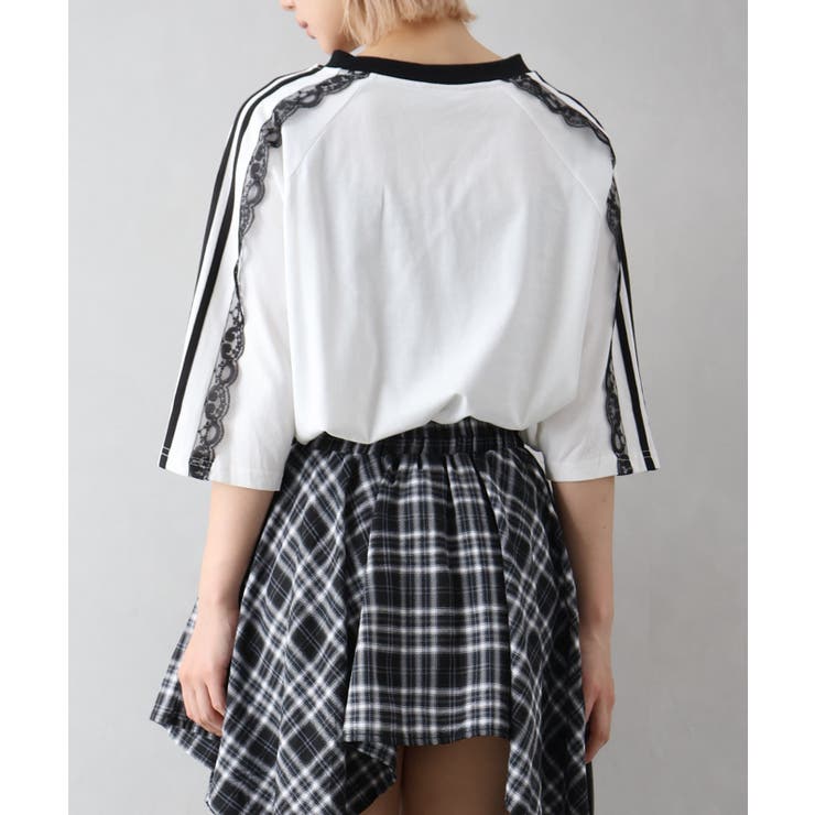 袖レースゲームロンT | SpRay | 詳細画像13 