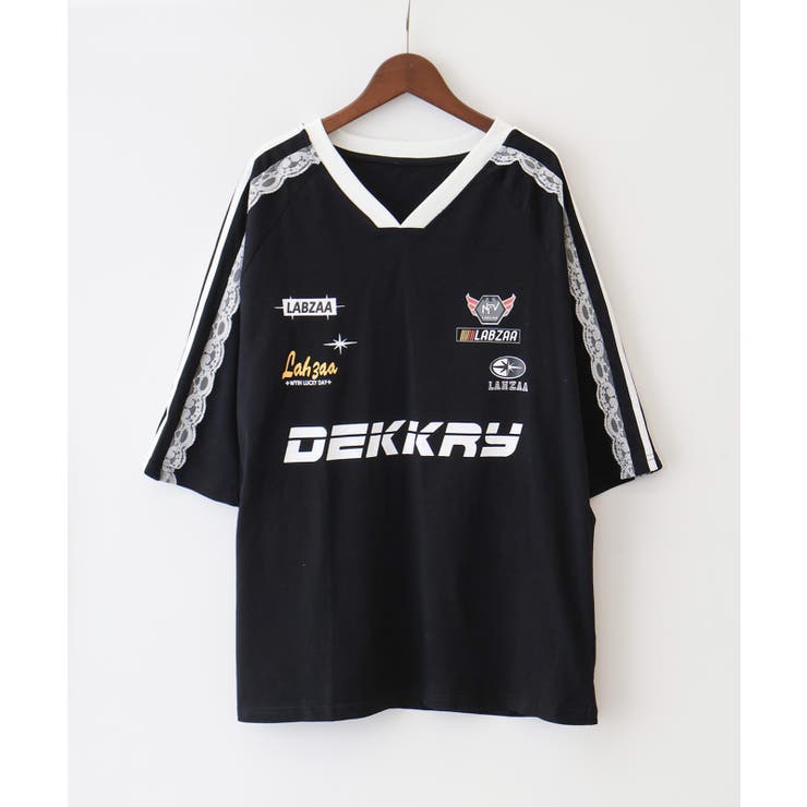 袖レースゲームロンT | SpRay | 詳細画像23 