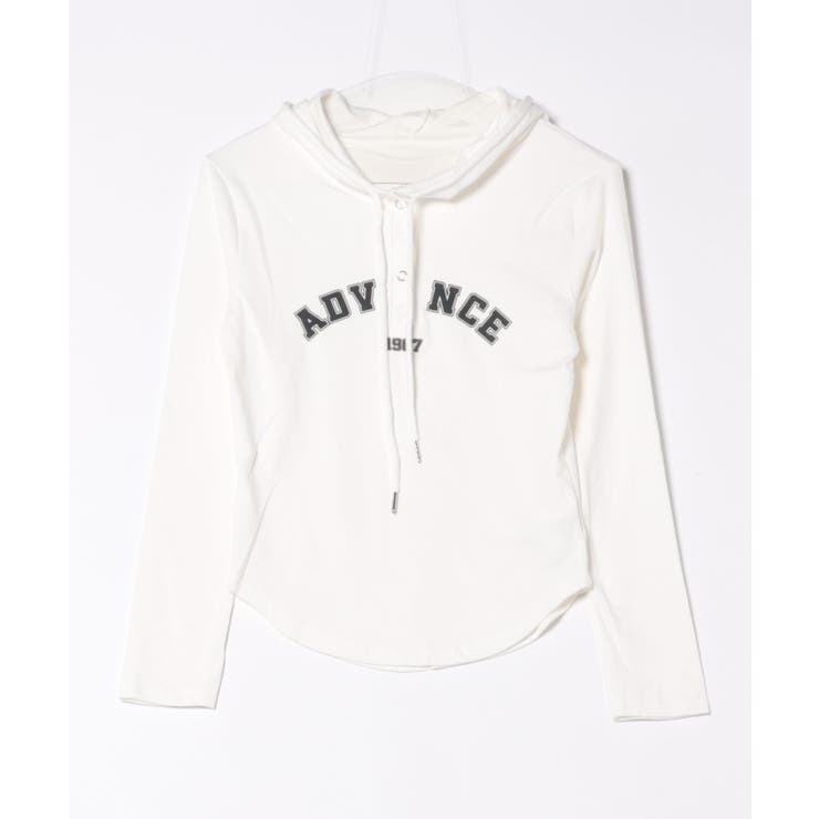 ロゴプリントパーカーT | SpRay | 詳細画像7 