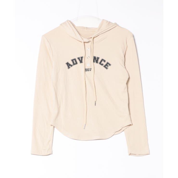 ロゴプリントパーカーT | SpRay | 詳細画像8 