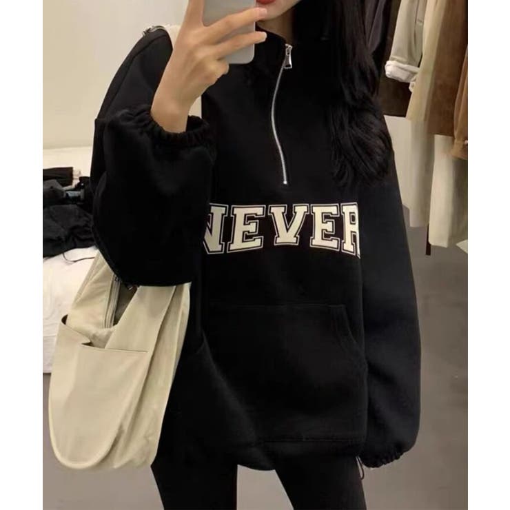 NEVERハーフジップスウェット | SpRay | 詳細画像14 