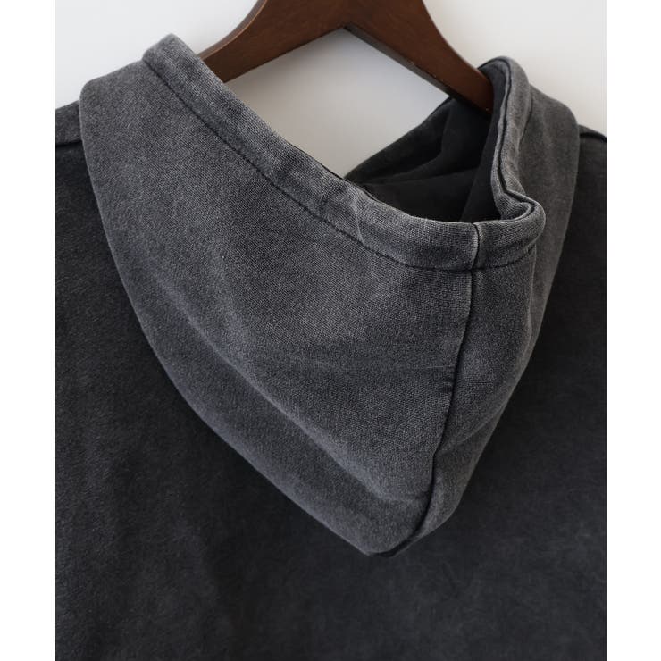 ロゴ貼付けクロップドパーカー | SpRay | 詳細画像22 