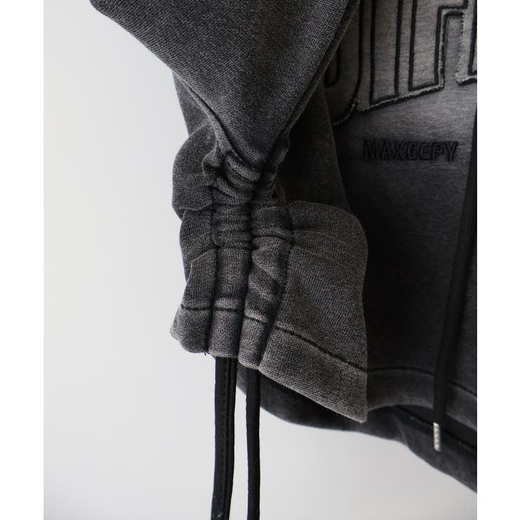 ロゴ貼付けクロップドパーカー | SpRay | 詳細画像23 