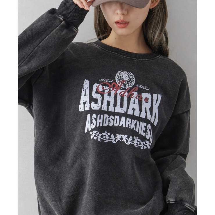 裏起毛ピグメントプリントスウェット | SpRay | 詳細画像8 