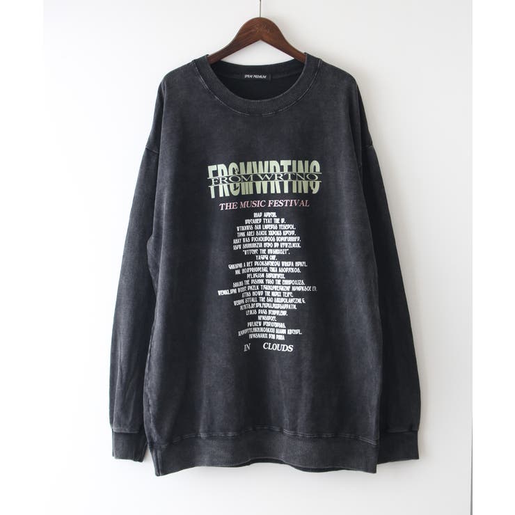 裏起毛ピグメントプリントスウェット | SpRay | 詳細画像10 