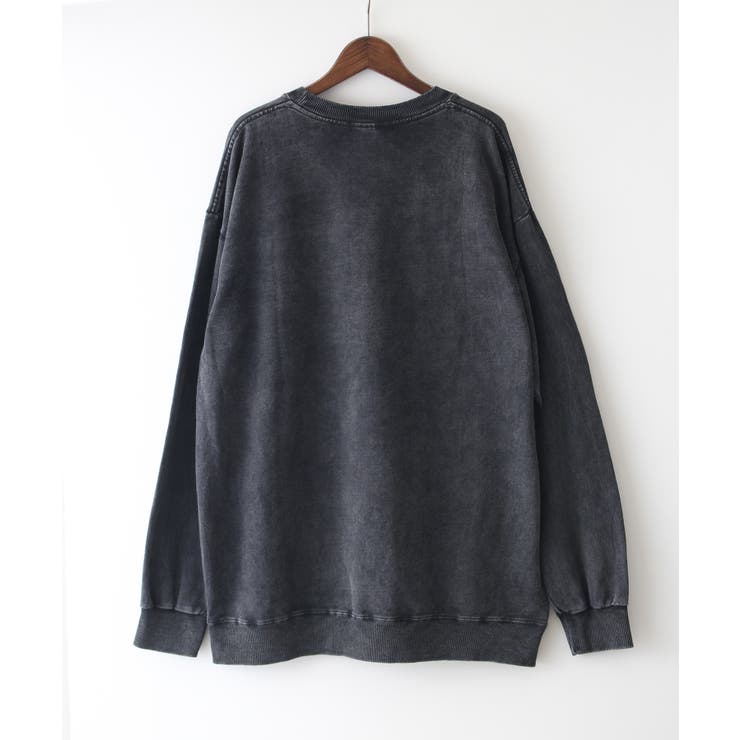 裏起毛ピグメントプリントスウェット | SpRay | 詳細画像14 