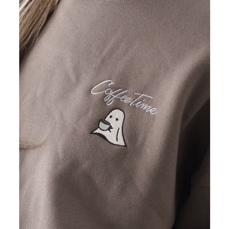 裏起毛カフェおばけスウェット | SpRay | 詳細画像9 