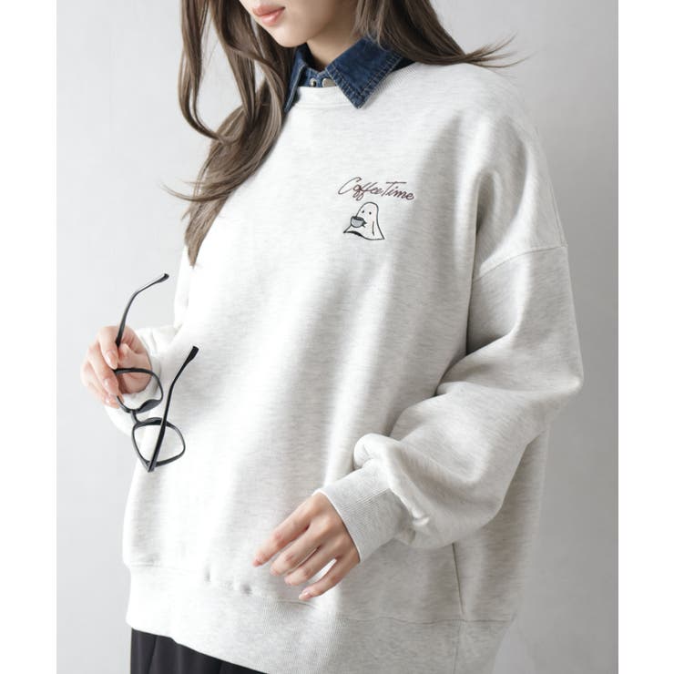 裏起毛カフェおばけスウェット | SpRay | 詳細画像13 