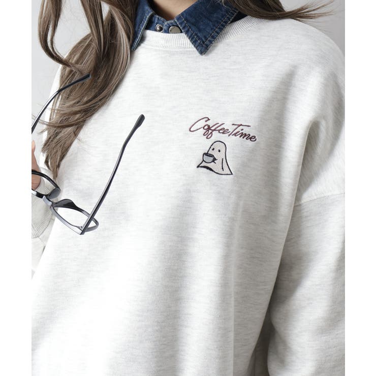 裏起毛カフェおばけスウェット | SpRay | 詳細画像14 