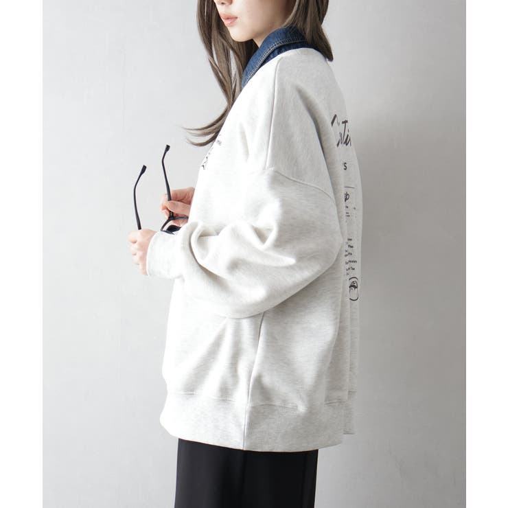 裏起毛カフェおばけスウェット | SpRay | 詳細画像16 