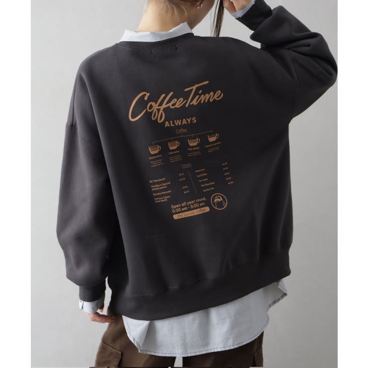 裏起毛カフェおばけスウェット | SpRay | 詳細画像24 