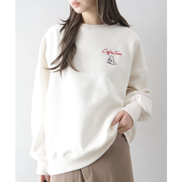 裏起毛カフェおばけスウェット | SpRay | 詳細画像25 