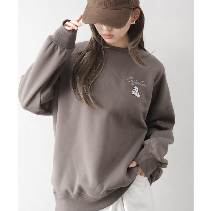 裏起毛カフェおばけスウェット | SpRay | 詳細画像7 