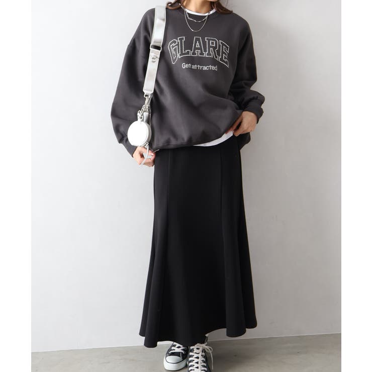 裏起毛スタッズロゴスウェット | SpRay | 詳細画像10 