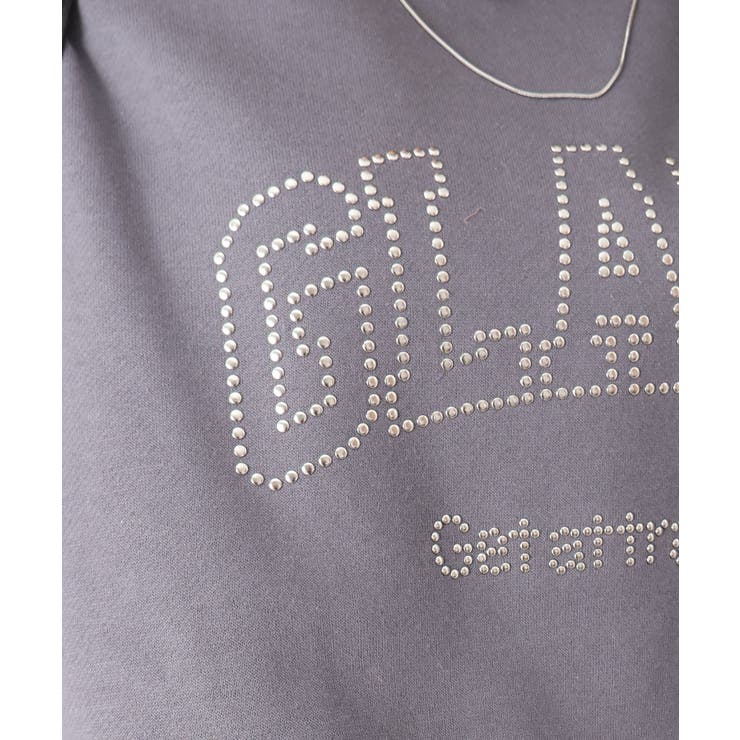 裏起毛スタッズロゴスウェット | SpRay | 詳細画像15 