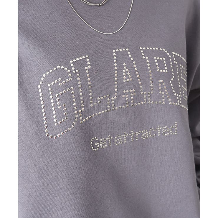 裏起毛スタッズロゴスウェット | SpRay | 詳細画像16 