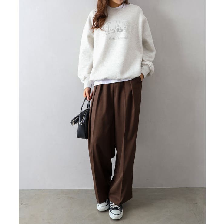 裏起毛スタッズロゴスウェット | SpRay | 詳細画像19 