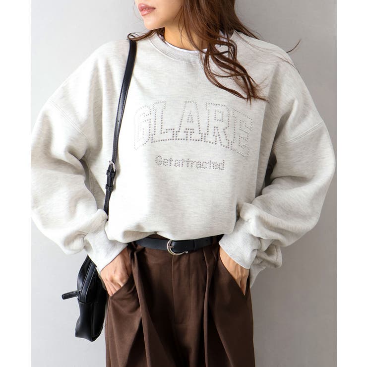 裏起毛スタッズロゴスウェット | SpRay | 詳細画像20 