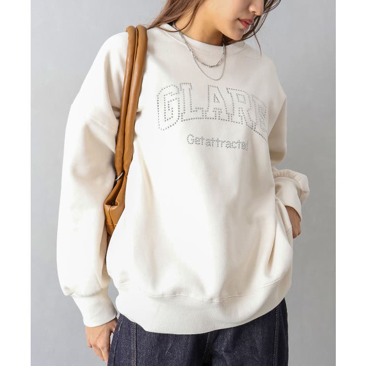 裏起毛スタッズロゴスウェット | SpRay | 詳細画像23 