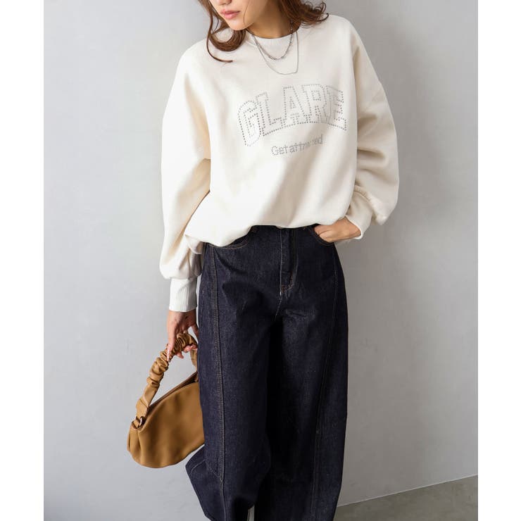 裏起毛スタッズロゴスウェット | SpRay | 詳細画像25 