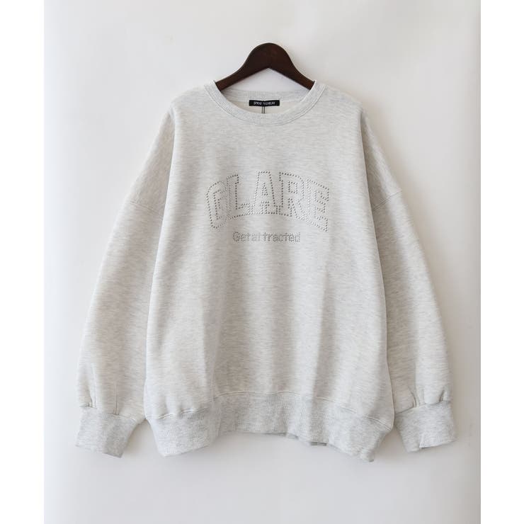 裏起毛スタッズロゴスウェット | SpRay | 詳細画像30 