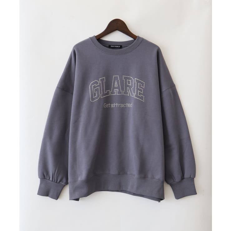 裏起毛スタッズロゴスウェット | SpRay | 詳細画像31 