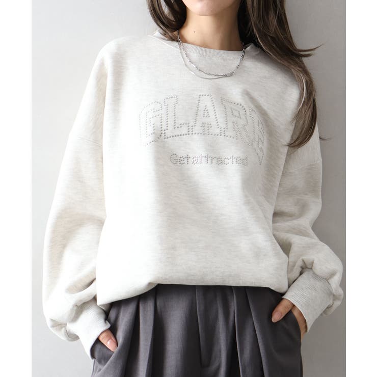 裏起毛スタッズロゴスウェット | SpRay | 詳細画像35 