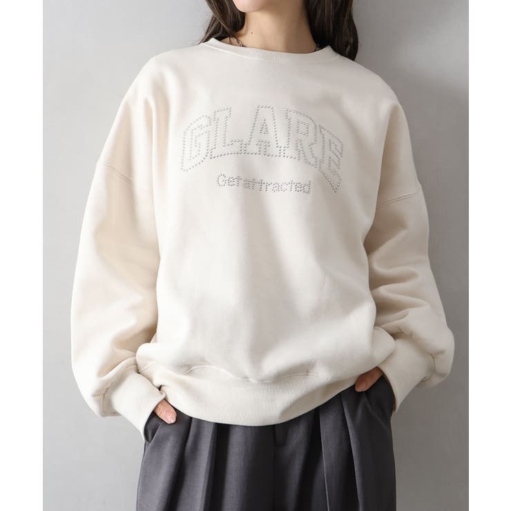 裏起毛スタッズロゴスウェット | SpRay | 詳細画像40 