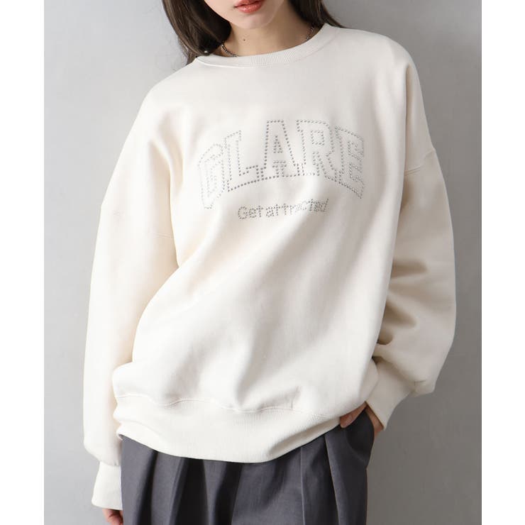 裏起毛スタッズロゴスウェット | SpRay | 詳細画像41 