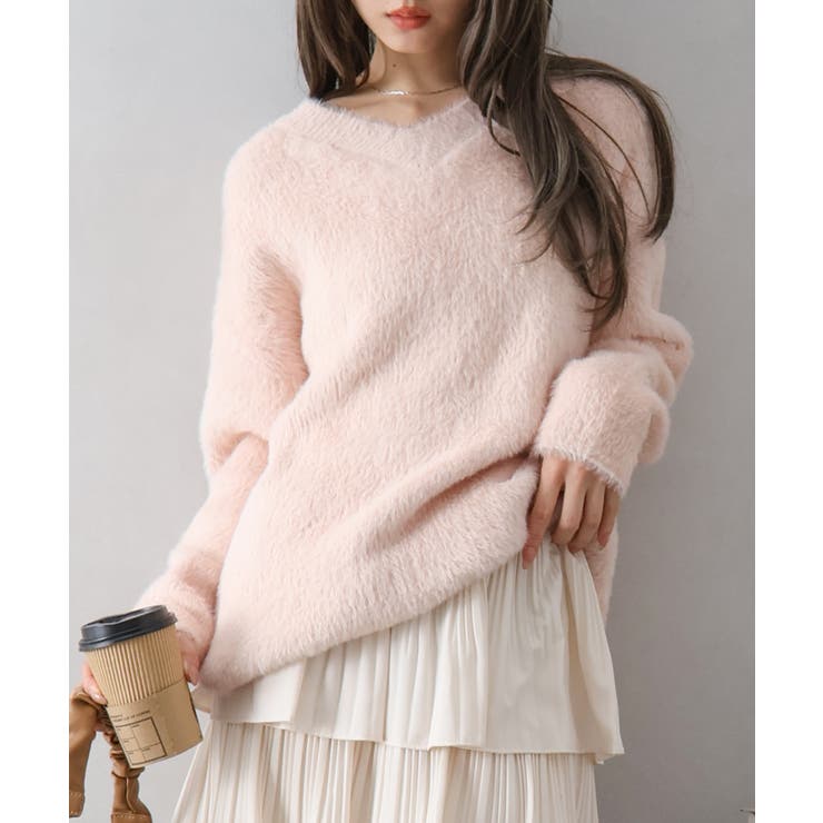 ピンク | シャギービックニット | SpRay