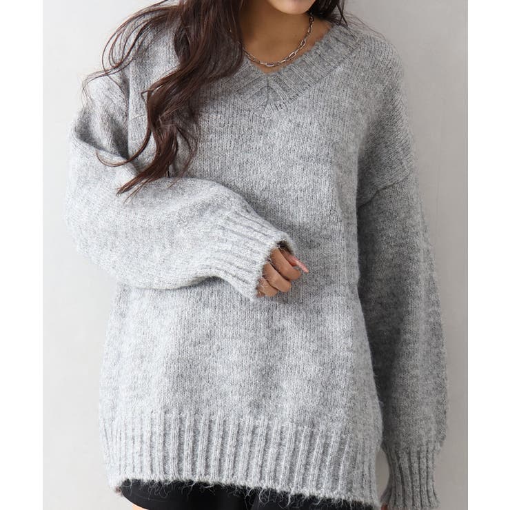 マフラー付BIGニット | SpRay | 詳細画像14 