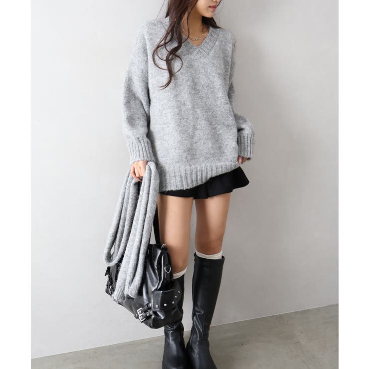 マフラー付BIGニット | SpRay | 詳細画像20 